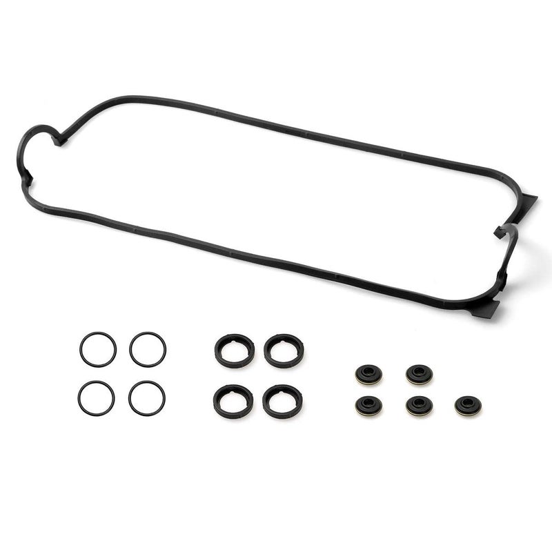 Vincos Engine Valve Cover Gasket Set w/Spark Plug Tube Seals and Grommets 12341PT0000 VS50365R VCHO012 036-1791 Compatible with Accord 156CC 90-93 F22B2 94-97 Odyssey 95-97 Prelude F22A1 93-96 2.2L - Image 5